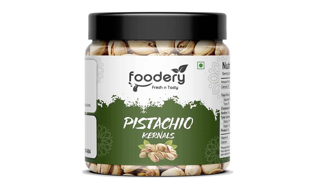 Foodery Pistachio Kernals    Plastic Jar  250 grams